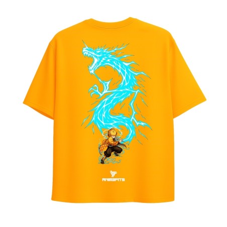 Thunder God Oversized Cotton T-Shirt | ANIM3FITS